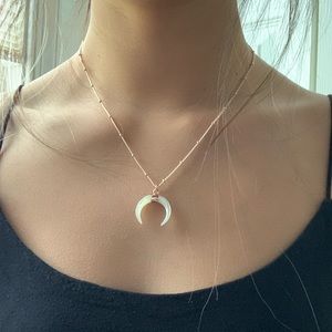 Francesca’s Crescent Tusk Necklace